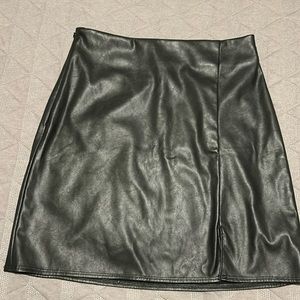 Leather skirt